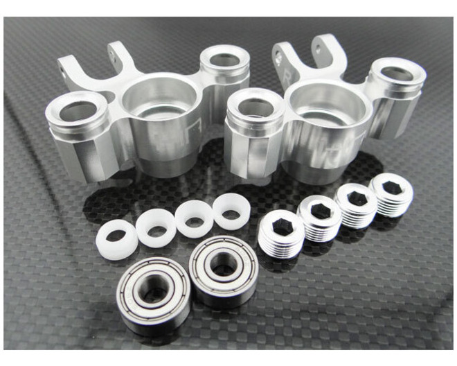 Silver hd bearing steering knuckles 17mm