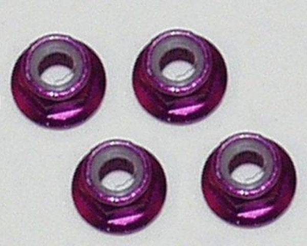 HPI Savage Purple Aluminum Wheel Lock Nuts (4) photo