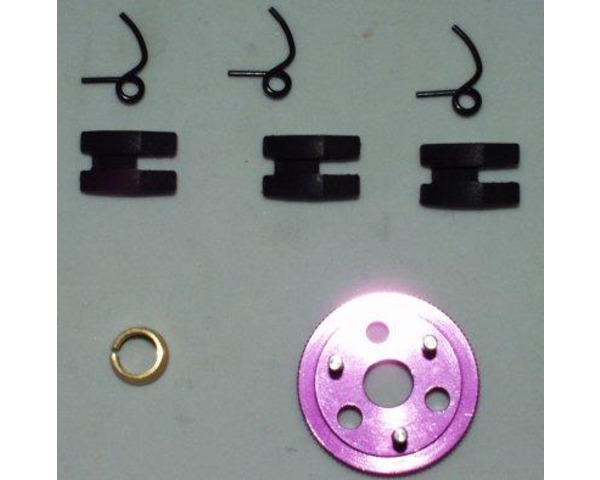 discontinued Purple 3 shoe flywheel w/shoes 30mm