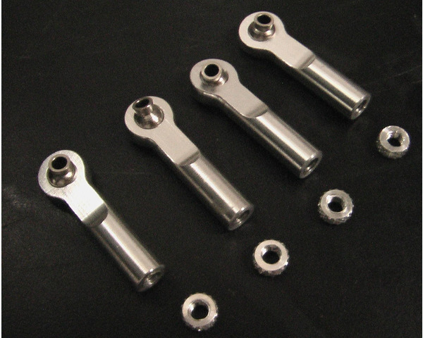 Tap to zoom Silver 7075 alum. tie rod ends (4)