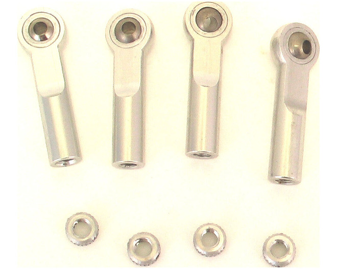 Tap to zoom Silver 7075 alum. tie rod ends (4)