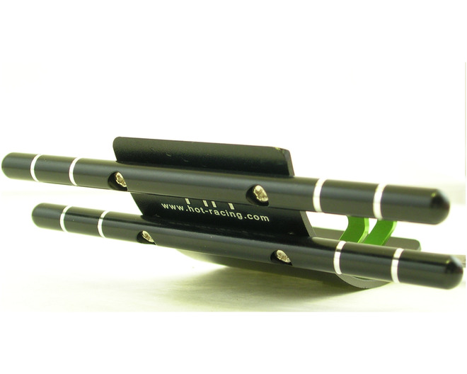 Tap to zoom Black Alum. mini Bumper w/Mnt AX10