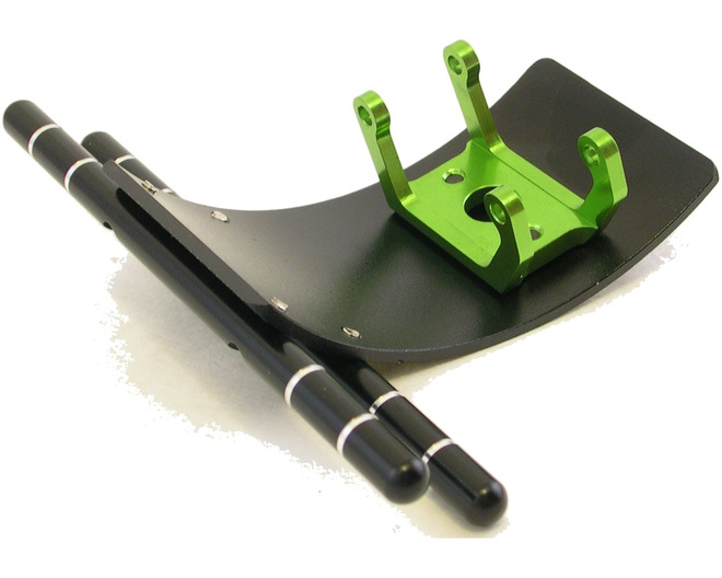 Tap to zoom Black Alum. mini Bumper w/Mnt AX10