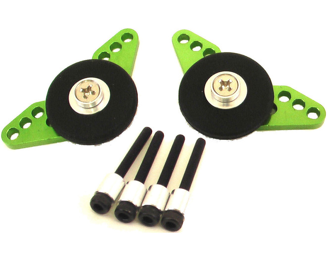 Green Adj. chariot Skid Plate wheel