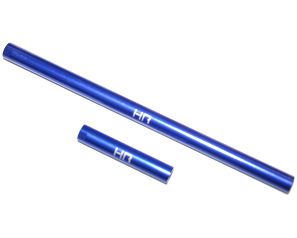 Aluminum 106mm Steering Tie Rod and 33mm Drag Link (Blue) photo