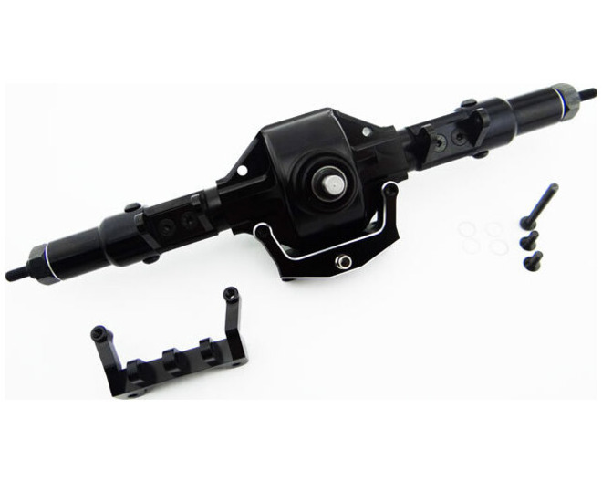 Rear Axle Assembly Aluminum (Green) - Axial Scx10
