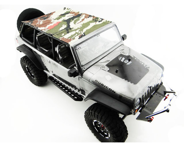 Jeep 4 Dr Soft Top camouflage Black rod photo