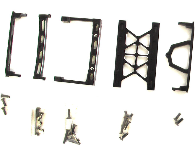Aluminum Chassis Rail Brace Set Scx10