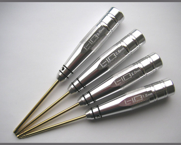 Tap to zoom Titanium nitride hex wrench set (4)