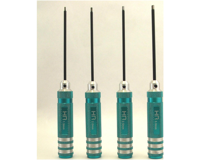 Tap to zoom Alum. Blue hex wrench set (4)