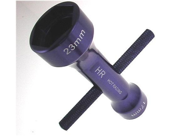 Tap to zoom Blue wheel wrench 23 and 17 mm