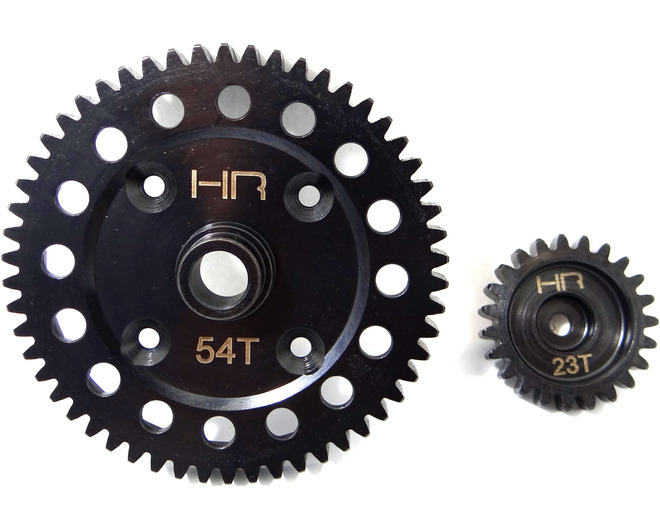 Hardened Steel Spur and Pinion Gear Set (54t/23t) - 5t Wrc