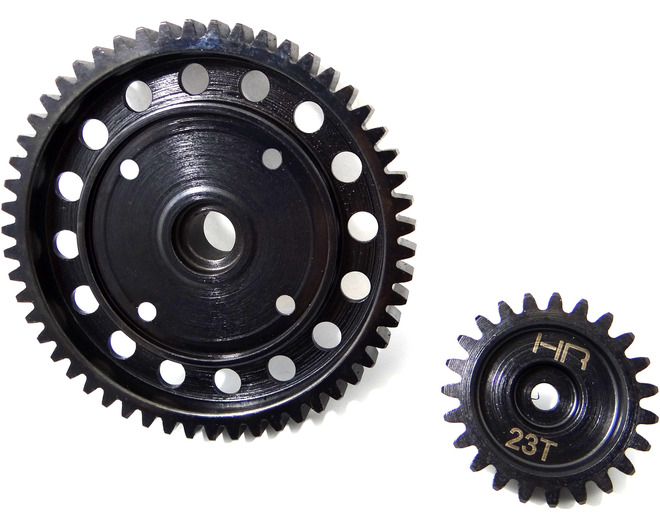 Hardened Steel Spur and Pinion Gear Set (54t/23t) - 5t Wrc