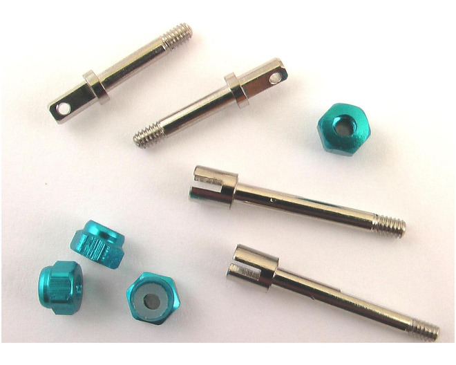 Tap to zoom Steel axle set w/ lock nut Micro T
