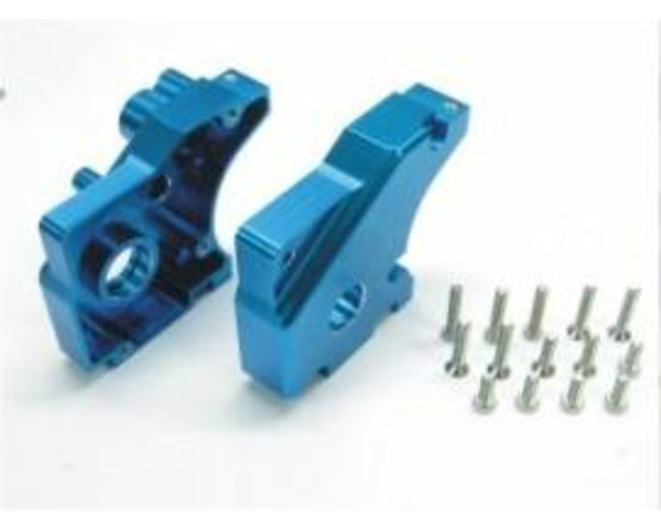 Losi Mini-T Blue Aluminum Rear Gear Box photo