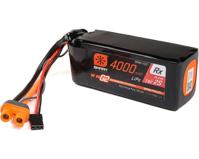 Smart G2 Receiver LiPo 4000mAh 2S2P 15C IC3 photo