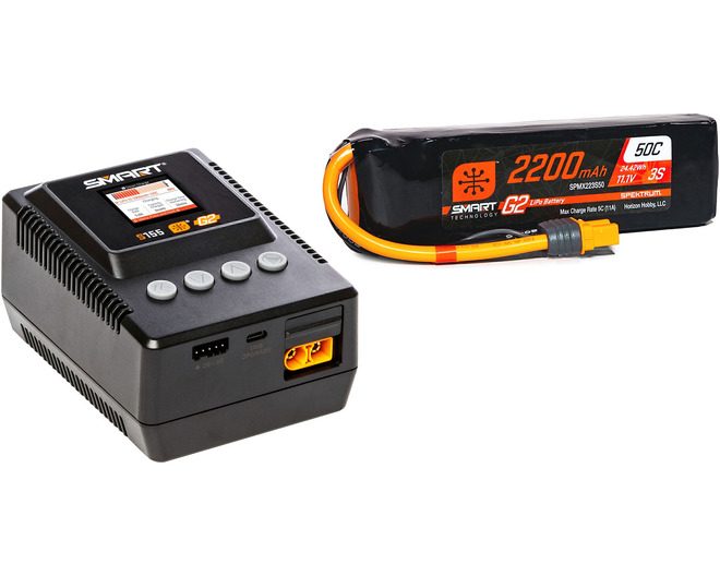 SmartPowerstage3SAirBundle:G22200mAh3SLiPoIC3 & S155Charger photo