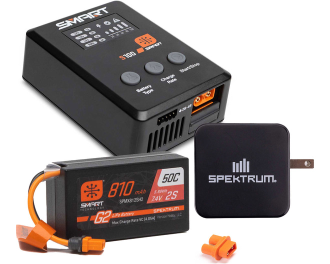 SmartG2PowerstageBundle:810mAh2S50CLiPoBattery(IC2) S100Charger photo