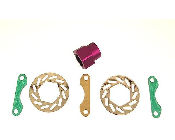 Twister disk brake with hub set