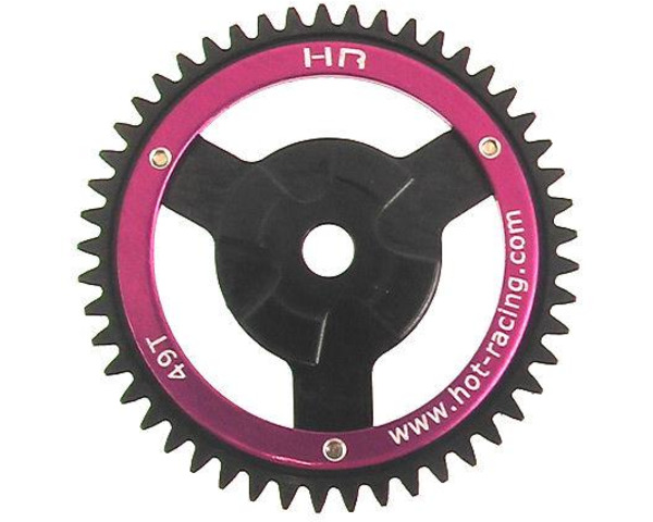 discontinued Dds purple steel spur gear 49t SAVX