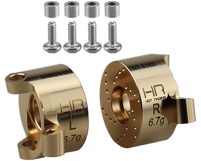 Brass Front Steering Block SCX30 photo