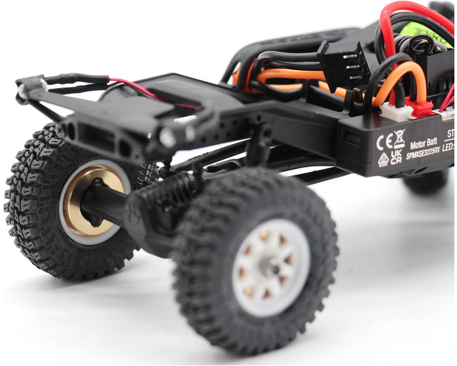 Brass Rear Hub 4.1g SCX30