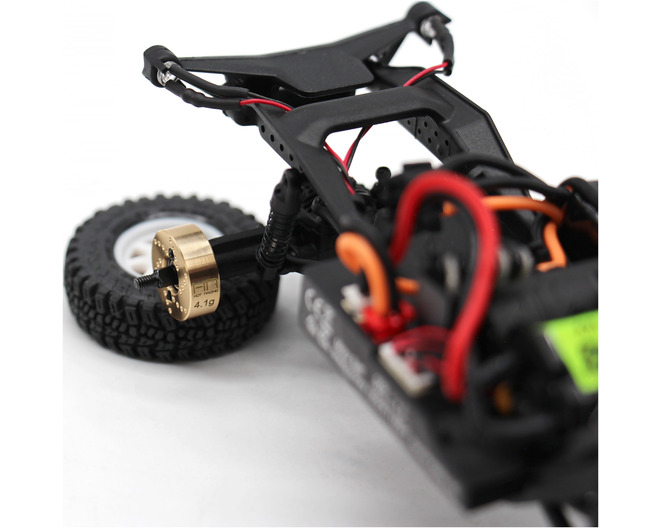 Brass Rear Hub 4.1g SCX30