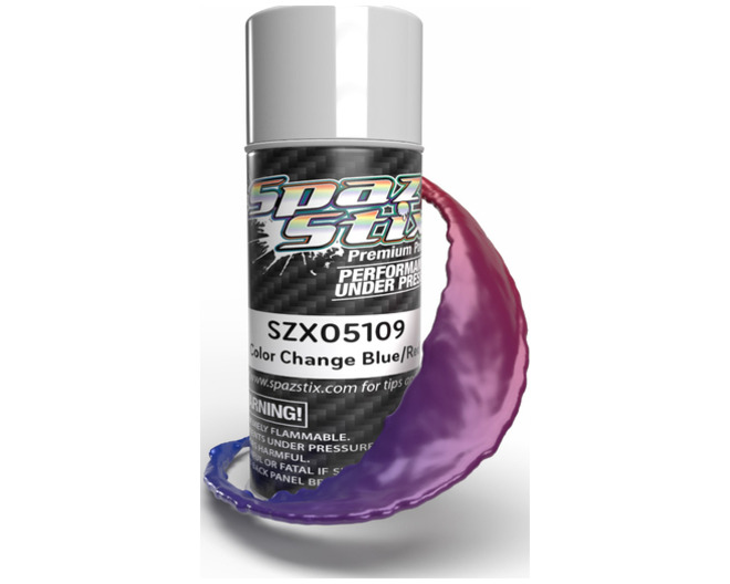 Color Change Aerosol Paint, Blue/Red, 3.5oz Can photo