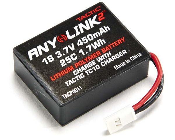 LiPo AnyLink2 1S 3.7V 450mAh 25C Battery photo