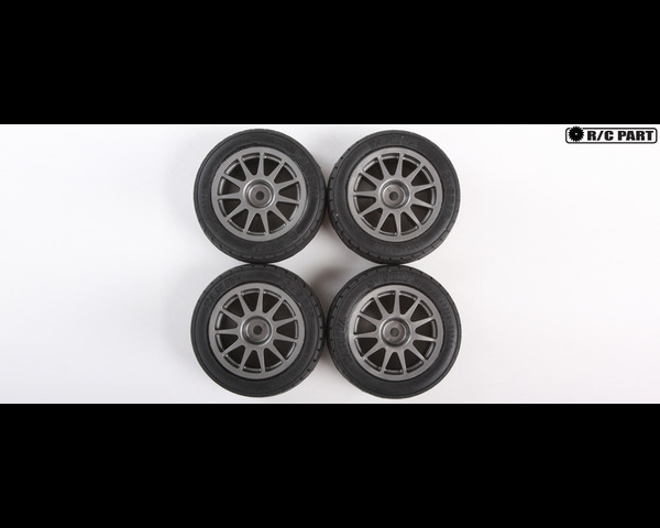 RC Pre-Mounted Radial Tires - 60D Super Grip (4 pieces) photo