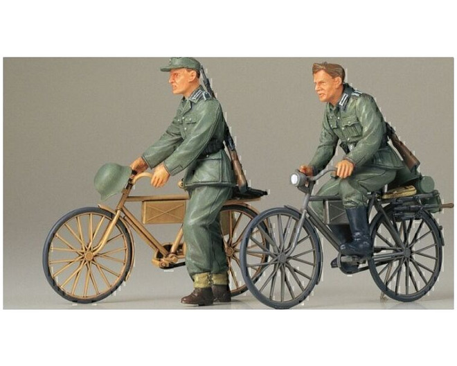 German Soldiers with Bicycles photo