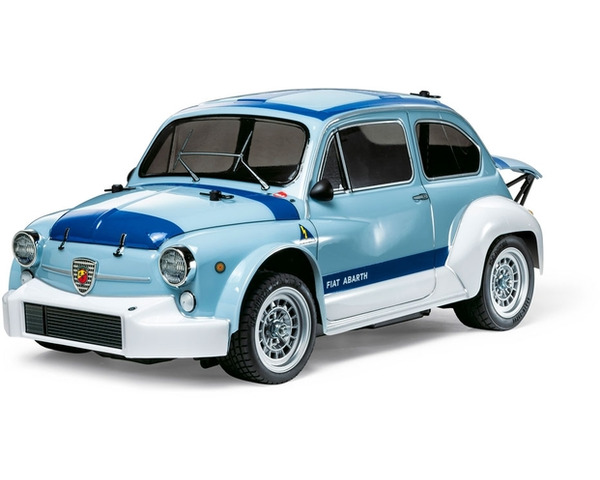 1/10 RC Fiat Abarth 1000 TCR Berlina Corse Blue-Gray Painted Bod photo