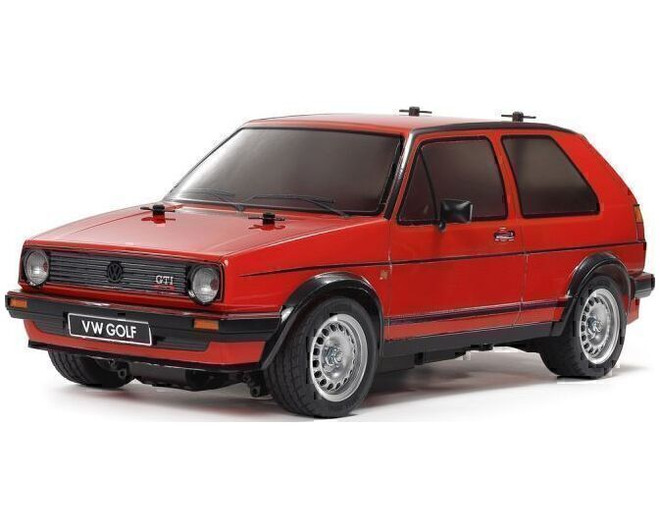 1/10 R/C Volkswagen Golf Ii Gti 16v Red Painted Body Mb-01 photo