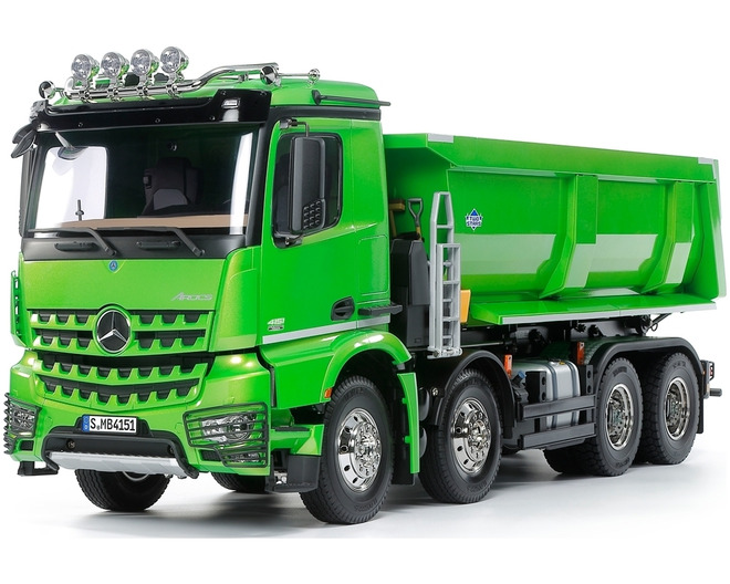 Mercedes Benz 4151 Tipper Truck Painted Candy Lime photo
