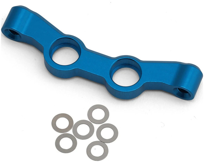 Xv-02/Tb-05 Pro Aluminum Steering Rack Bridge (Blue) photo