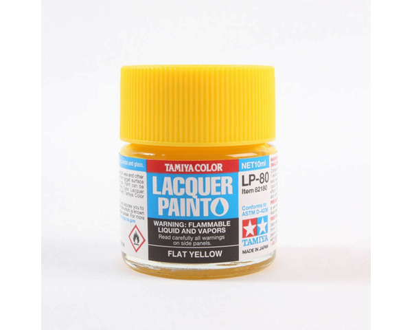 Lacquer LP-80 Flat Yellow 10ml Bottle photo