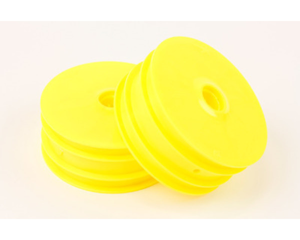 2wd Wheel Rims Front: Yellow (2 pieces) (Dex210) photo