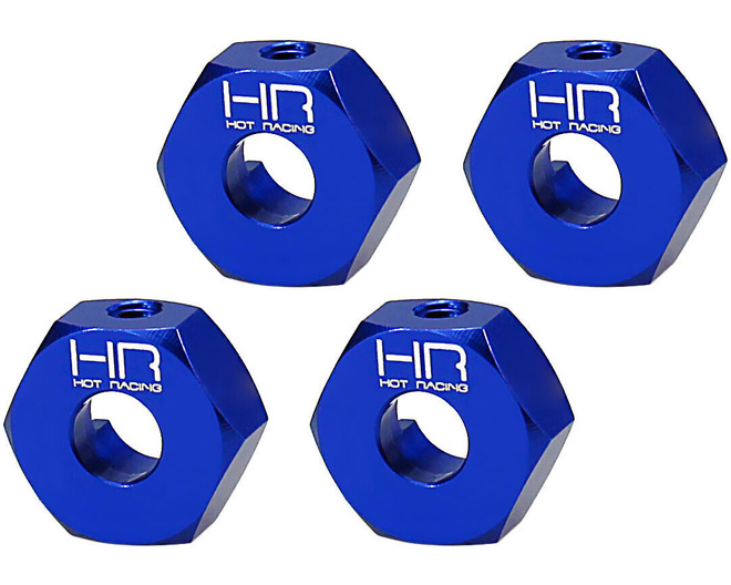 T6 CNC Blue 12mm Hex for 6MM Axle EHD  photo