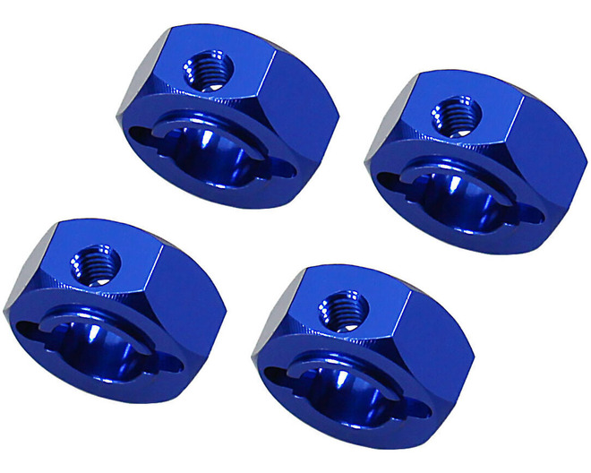 T6 CNC Blue 12mm Hex for 6MM Axle EHD  photo