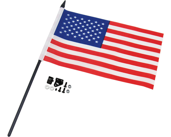 1/10 Old Glory flag W/Alum. Mount photo