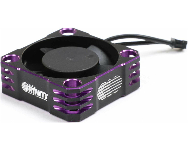 Aluminum 30x30mm Purple Fan photo