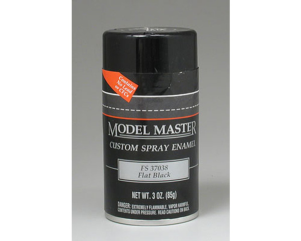Model Master Spray Flat Black 37038 3 Oz photo