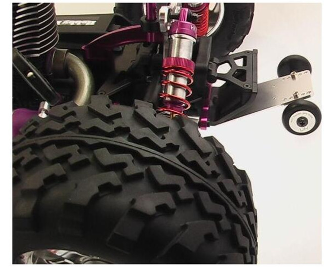 Tap to zoom Aluminum Wheelie Bar (Purple) - T-Maxx E-Maxx Hellfire LST