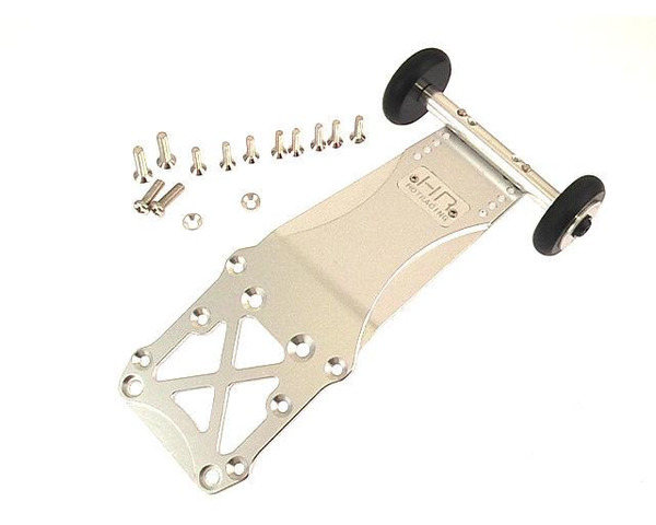Tap to zoom Aluminum Wheelie Bar (Silver) - T-Maxx E-Maxx Hellfire LST