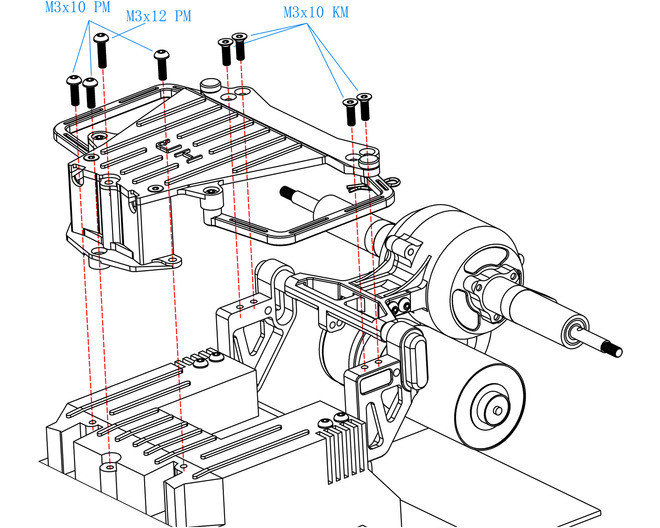 T6 Battery Mount Plate CW01 Lunchbox or Midnight Pumpkin