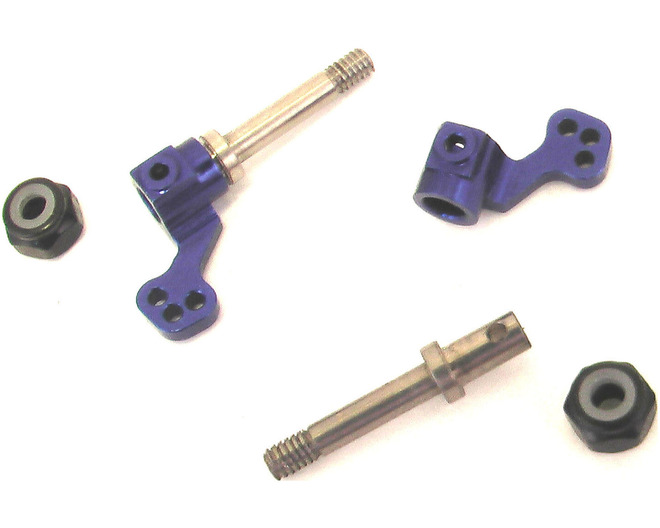 Tap to zoom discontinued Blue Steering Arm W/Tianium Axle