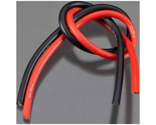 10 Gauge Wire 1' Power Wire Kit Black/Red photo