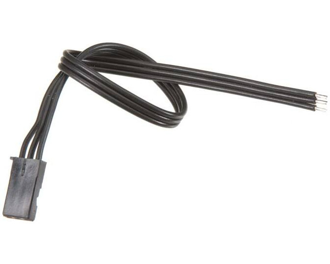 180mm Servo Ext Triple Black Fut/tinned photo