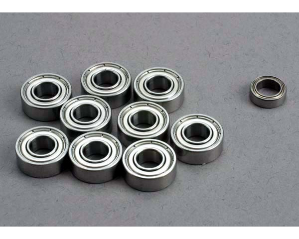 Ball bearing set: 5x11x4mm (9)/ 5x8x2.5mm (1) photo