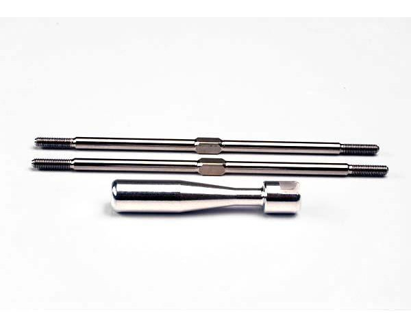 Turnbuckles, titanium 105mm (2)/ billet aluminum wrench photo